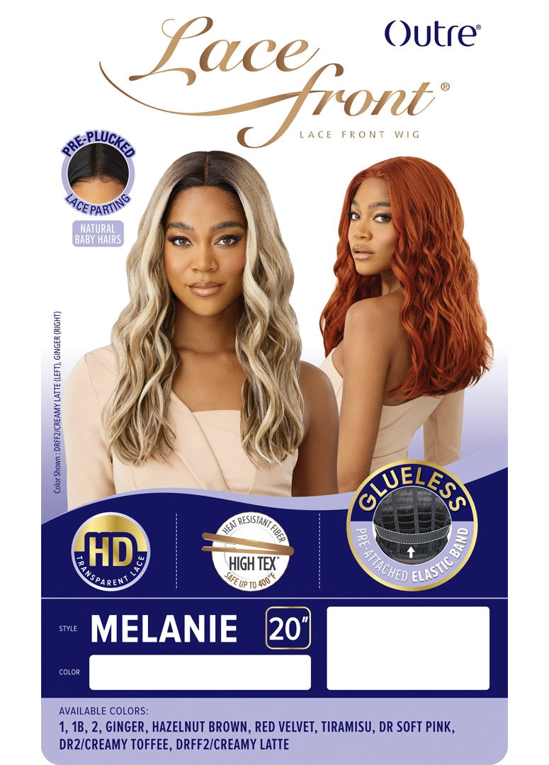 OUTRE HD Transparent Lace Front Wig - MELANIE