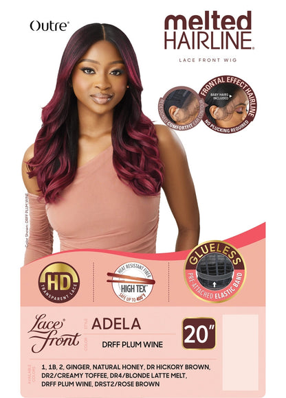 OUTRE Synthetic Melted Hairline Lace Front Wig - Adela