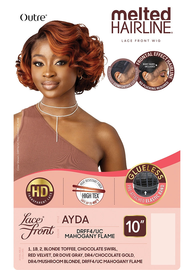 OUTRE Synthetic Melted Hairline HD Lace Front Wig - Ayda