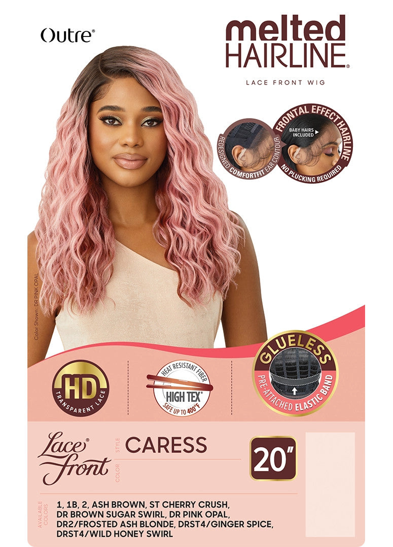 OUTRE Synthetic Melted HairlineHD Lace Front Wig - CARESS