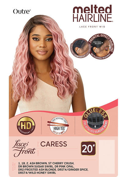 OUTRE Synthetic Melted HairlineHD Lace Front Wig - CARESS