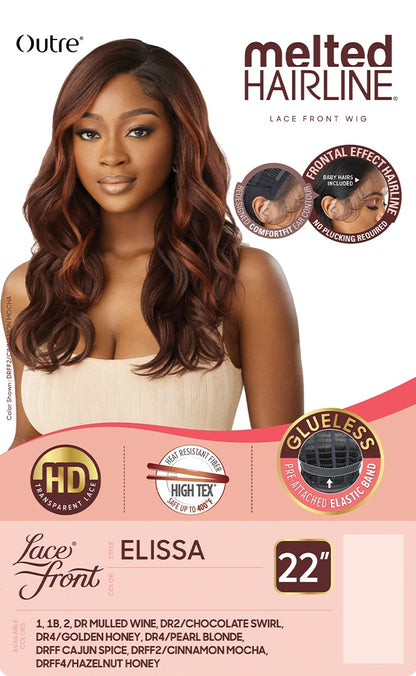 OUTRE Synthetic Melted Hairline HD Lace Front Wig - ELISSA