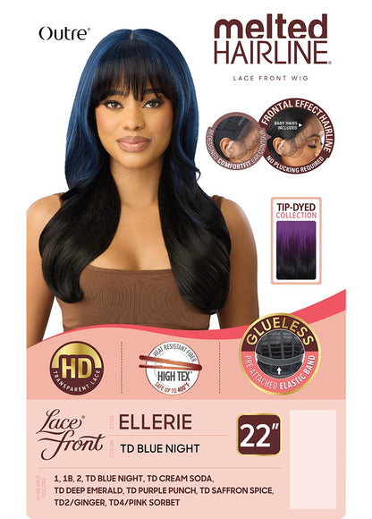 OUTRE Synthetic Melted Hairline Lace Front Wig - ELLERIE