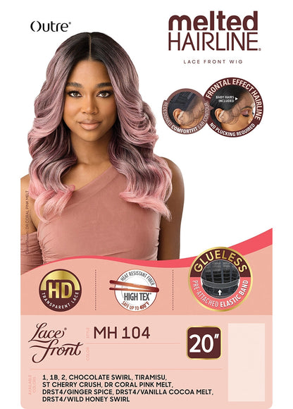 OUTRE Synthetic Melted HairlineHD Lace Front Wig - MH 104