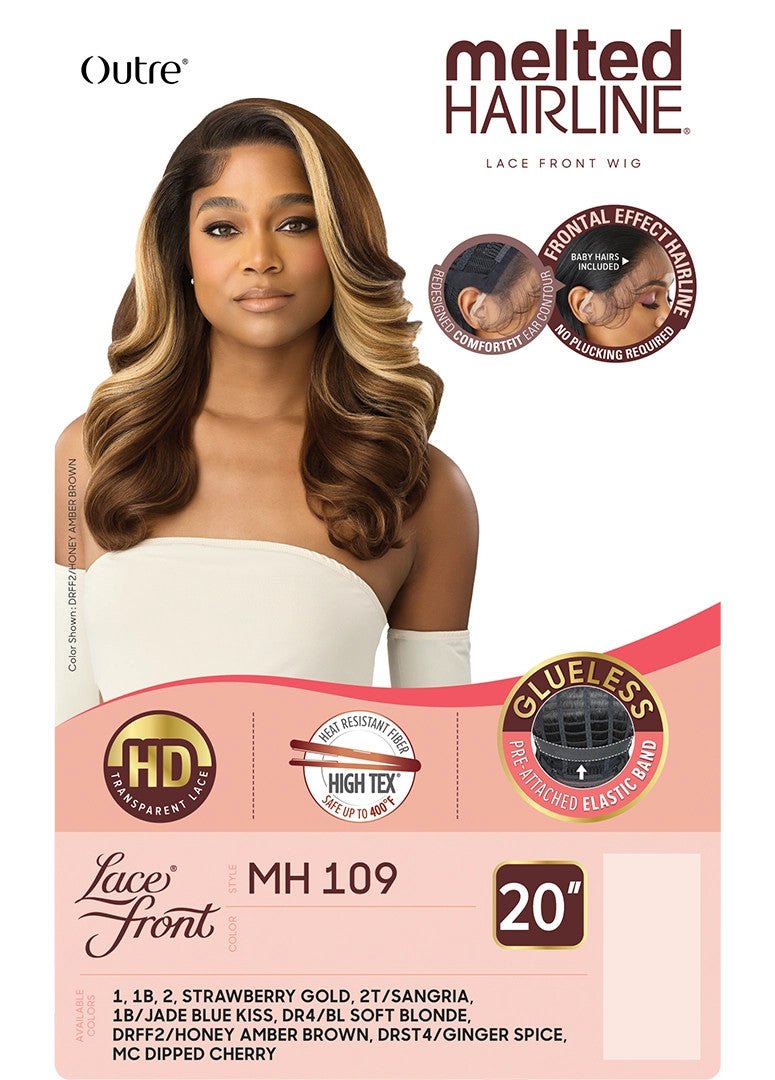 OUTRE Synthetic Melted HairlineHD Lace Front Wig - MH 109