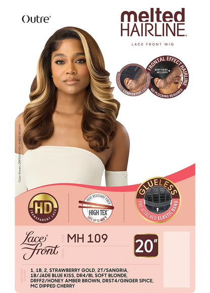 OUTRE Synthetic Melted HairlineHD Lace Front Wig - MH 109