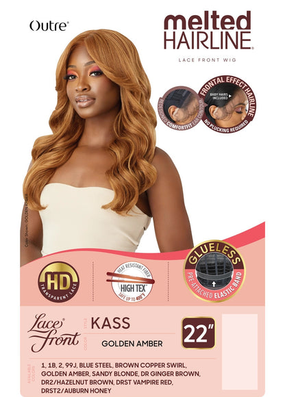 OUTRE Synthetic Melted Hairline Lace Front Wig - KASS