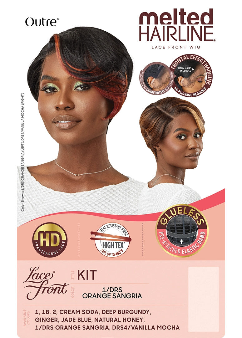 OUTRE Synthetic Melted Hairline Lace Front Wig - KIT