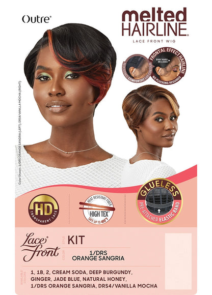 OUTRE Synthetic Melted Hairline Lace Front Wig - KIT