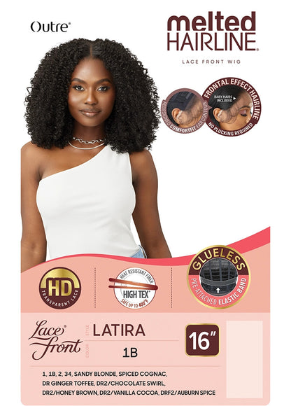 OUTRE Synthetic Melted Hairline Lace Front Wig - LATIRA