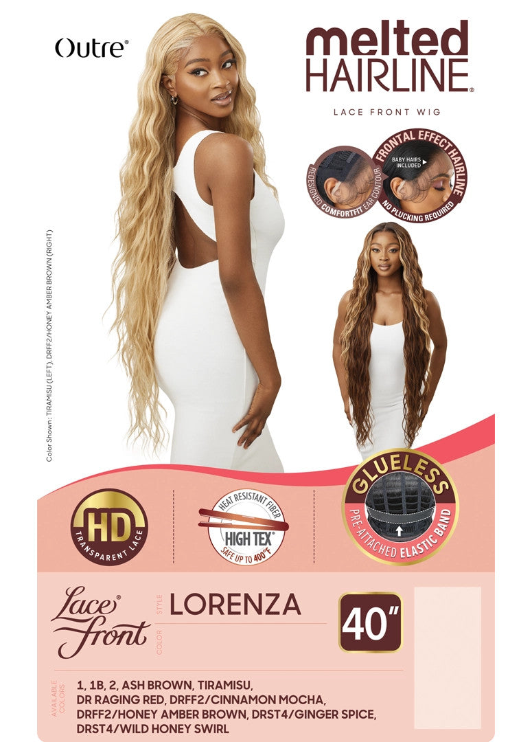 OUTRE Synthetic Melted Hairline Lace Front Wig - LORENZA