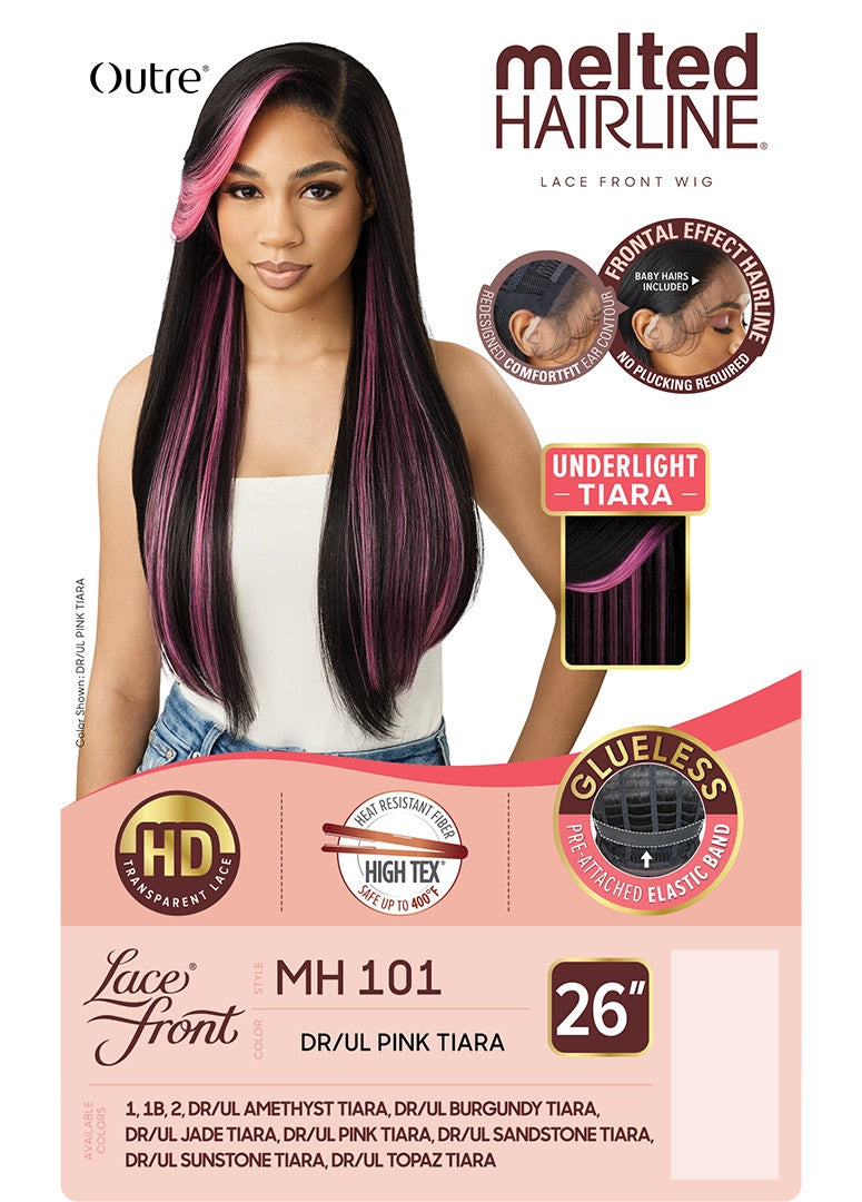 OUTRE Synthetic Melted HairlineHD Lace Front Wig - MH 101