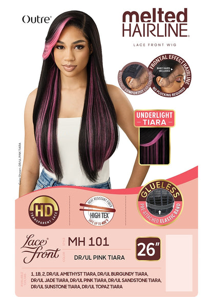 OUTRE Synthetic Melted HairlineHD Lace Front Wig - MH 101