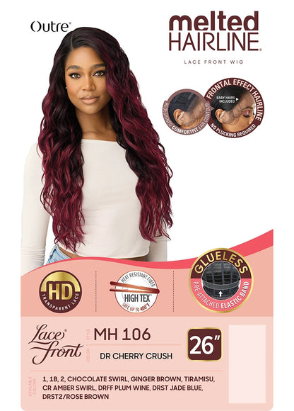 OUTRE Synthetic Melted HairlineHD Lace Front Wig - MH 106
