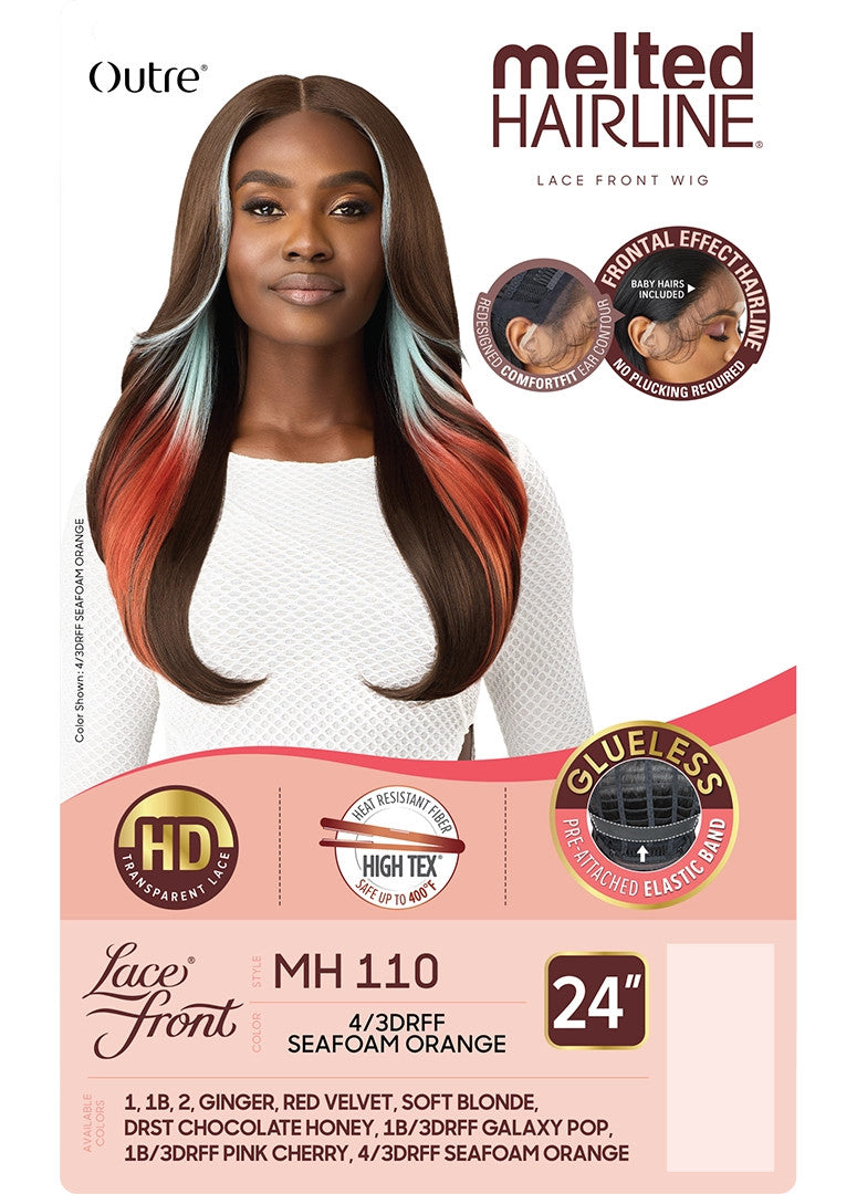 OUTRE Synthetic Melted HairlineHD Lace Front Wig - MH 110