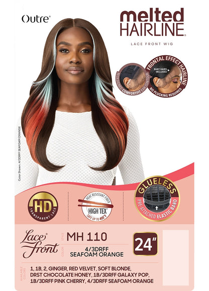 OUTRE Synthetic Melted HairlineHD Lace Front Wig - MH 110