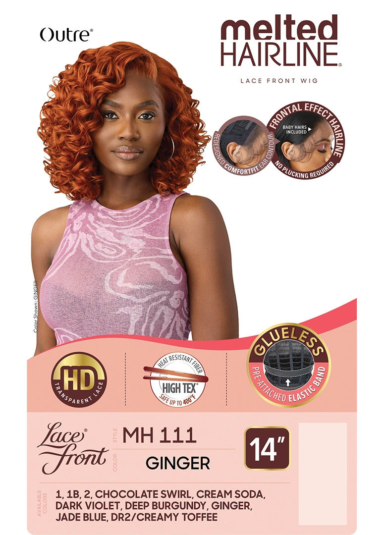 OUTRE Synthetic Melted HairlineHD Lace Front Wig - MH 111