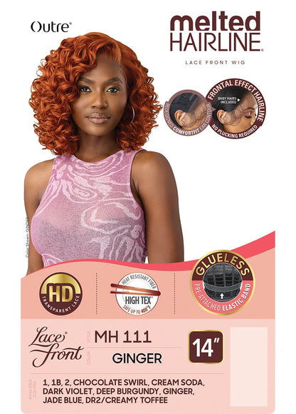 OUTRE Synthetic Melted HairlineHD Lace Front Wig - MH 111