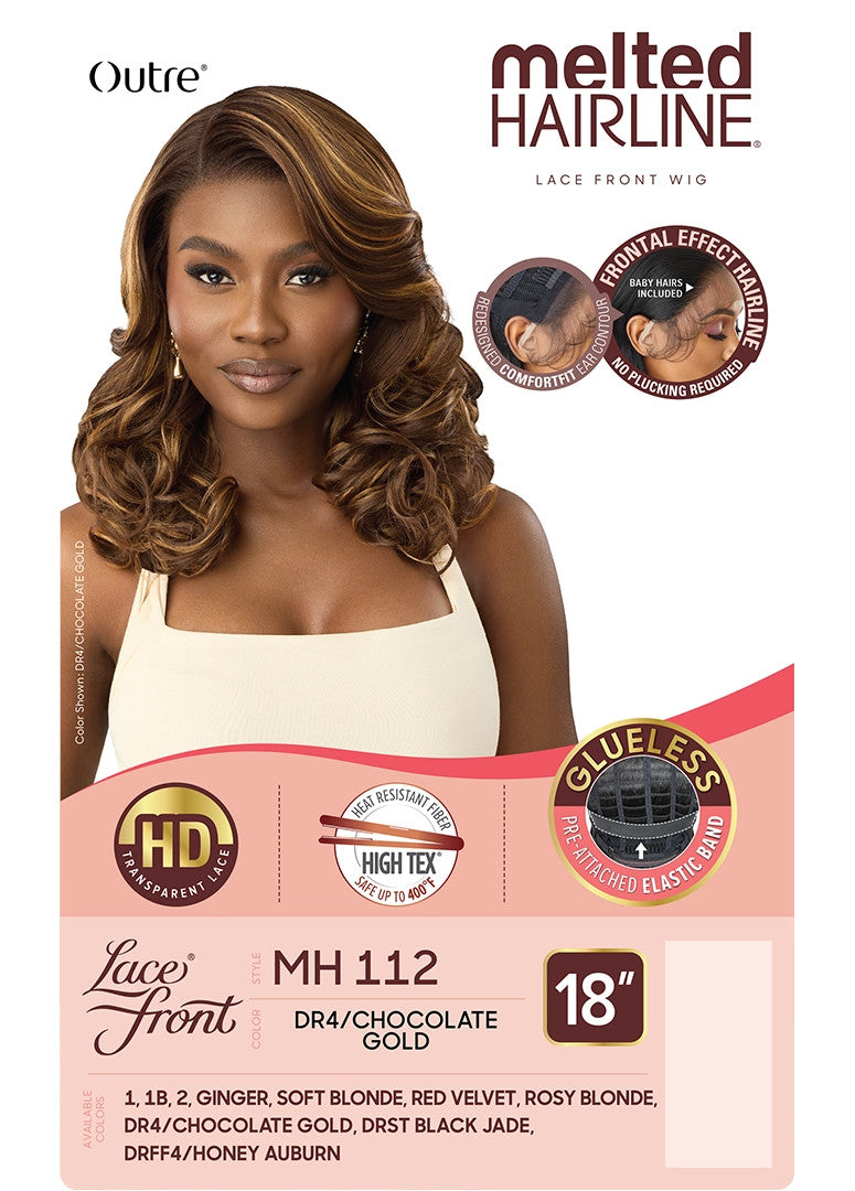 OUTRE Synthetic Melted HairlineHD Lace Front Wig - MH 112