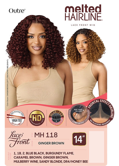 OUTRE Synthetic Melted HairlineHD Lace Front Wig - MH 118