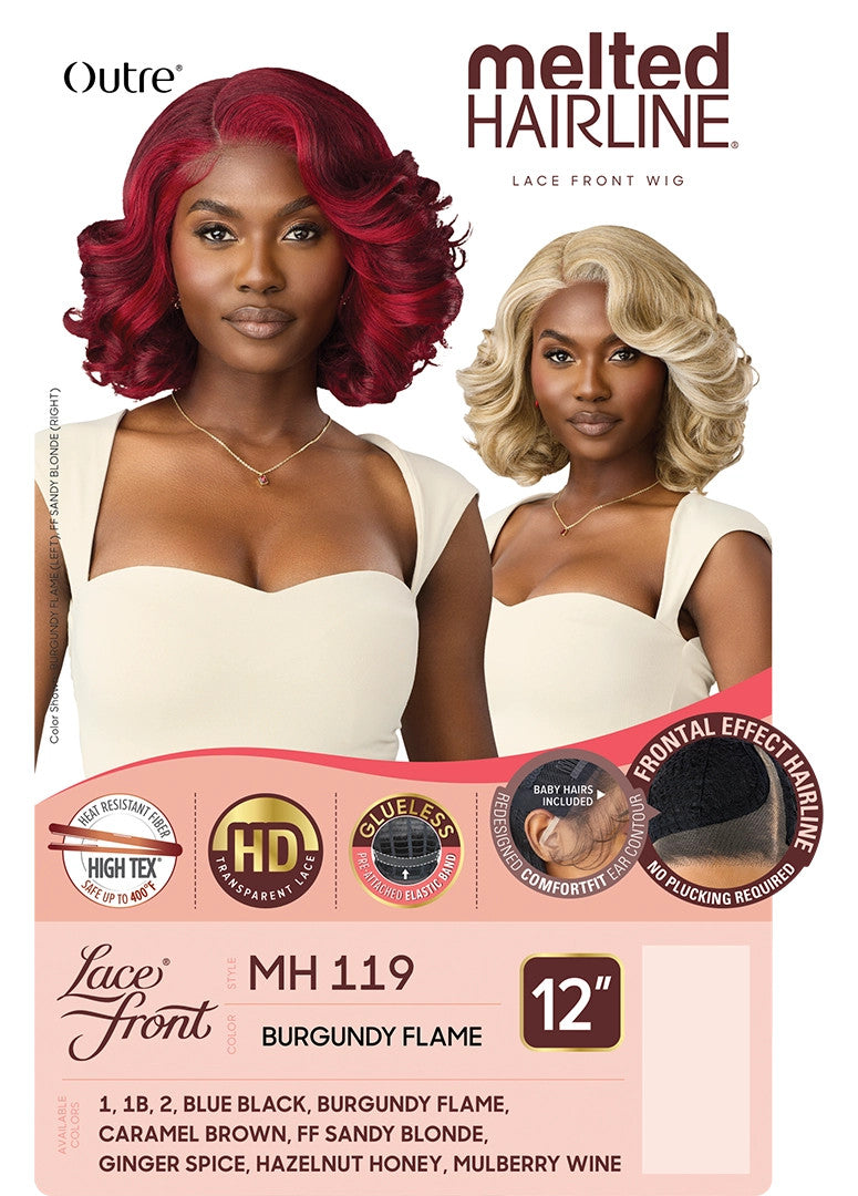 OUTRE Synthetic Melted HairlineHD Lace Front Wig - MH 119
