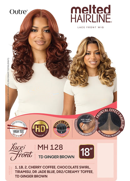 OUTRE Synthetic Melted HairlineHD Lace Front Wig - MH 128