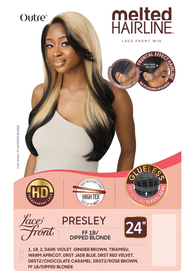 OUTRE Synthetic Melted Hairline Lace Front Wig - Presley