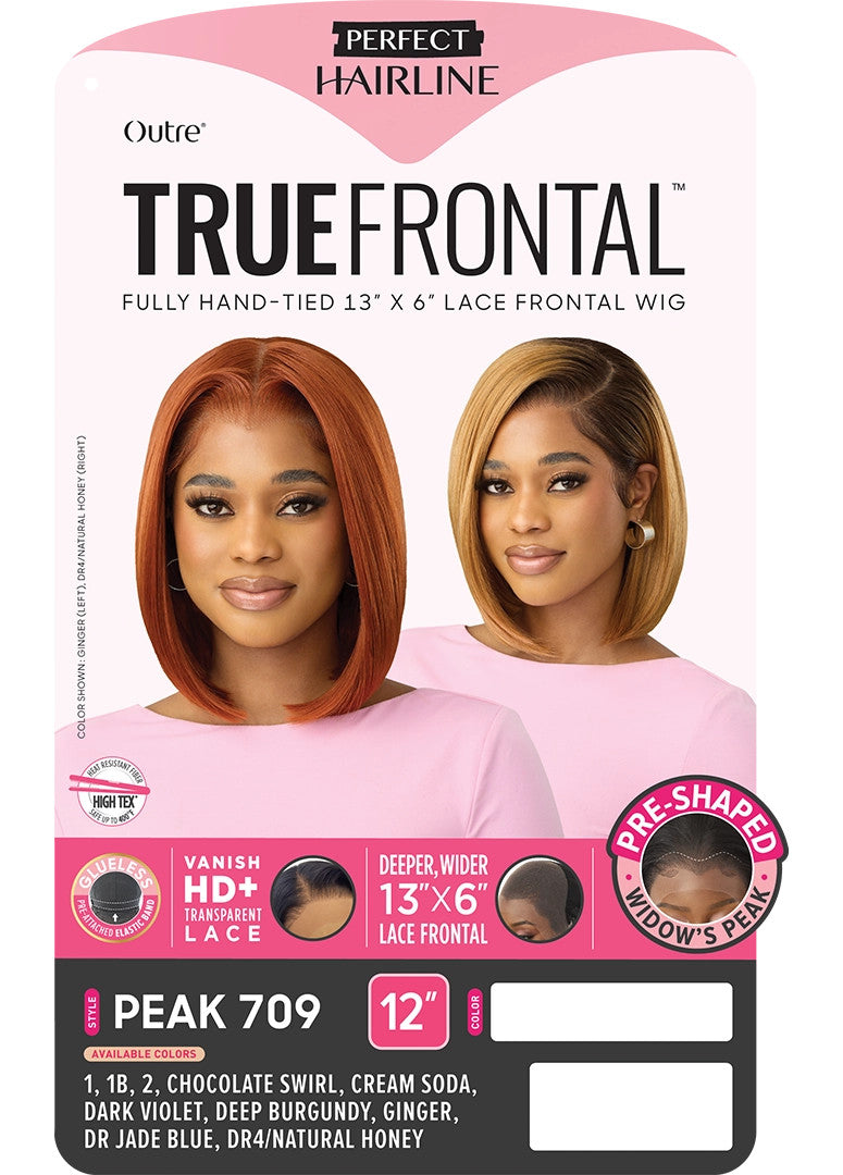 OUTRE Perfect Hairline True Frontal Synthetic 13x6 HD Lace Front Wig - PEAK EDGE 709