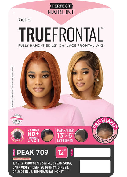 OUTRE Perfect Hairline True Frontal Synthetic 13x6 HD Lace Front Wig - PEAK EDGE 709