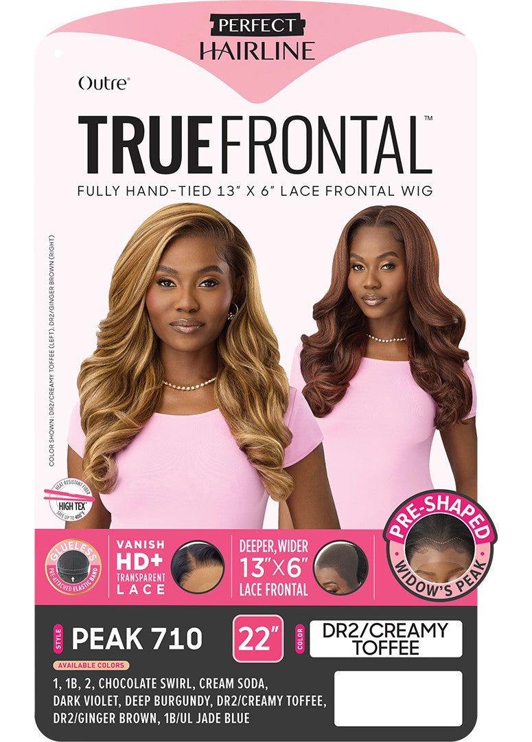 OUTRE Perfect Hairline True Frontal Synthetic 13x6 HD Lace Front Wig - PEAK EDGE 710