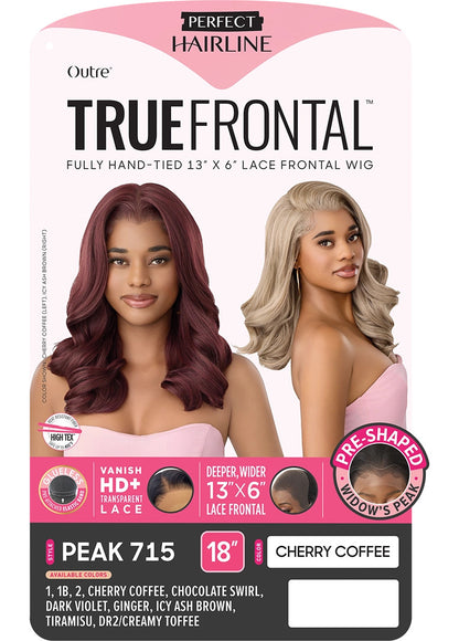 OUTRE Perfect Hairline True Frontal Synthetic HD 13x6 Lace Front Wig - Peak 715