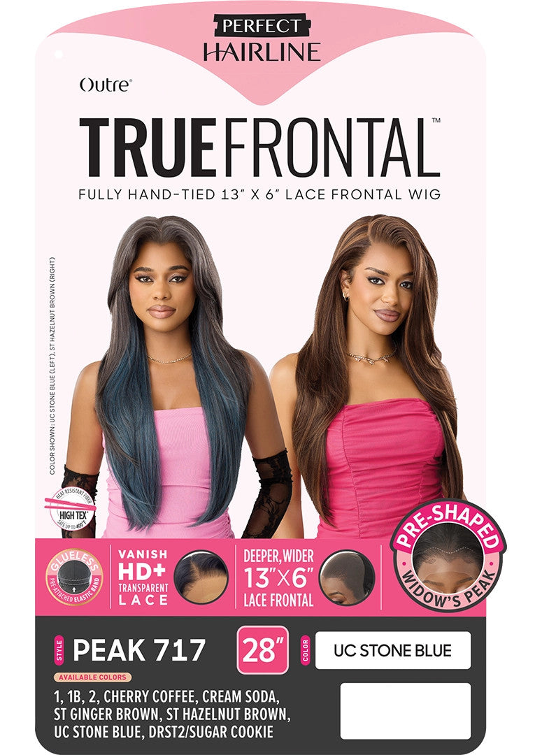 OUTRE Perfect Hairline True Frontal Synthetic HD 13x6 Lace Front Wig - Peak 717