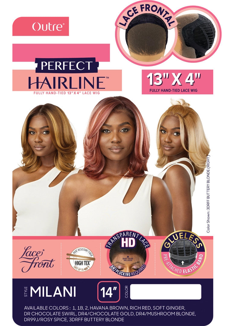 Outre Perfect Hairline Synthetic 13x4 HD Lace Front Wig - MILANI