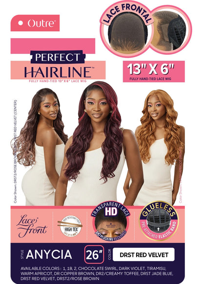 OUTRE Perfect Hairline Synthetic HD Lace Wig - Anycia