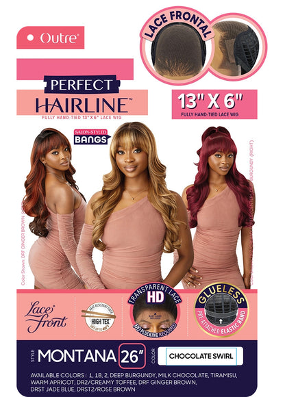 OUTRE Perfect Hairline Synthetic HD 13x6 Lace Front Wig - MONTANA