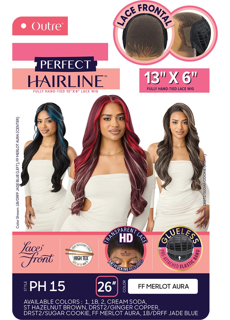OUTRE Perfect Hairline Synthetic HD Lace Wig - PH 15