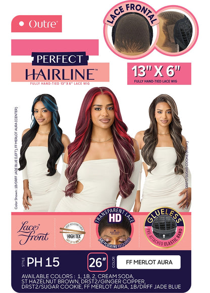 OUTRE Perfect Hairline Synthetic HD Lace Wig - PH 15