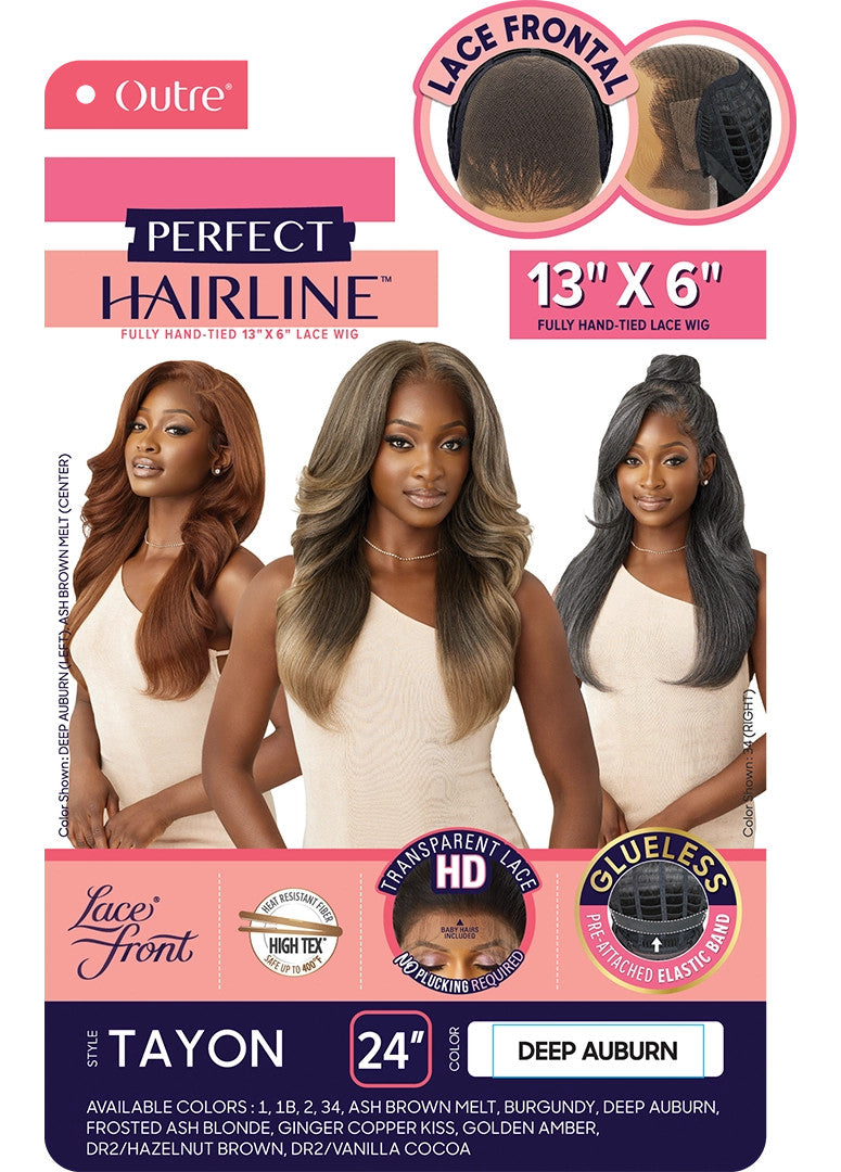 OUTRE Perfect Hairline Synthetic HD 13x6 Lace Front Wig - Tayon