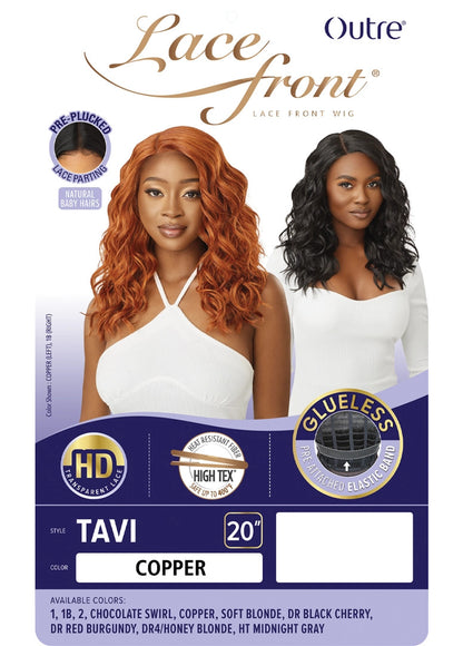 OUTRE HD Transparent Lace Front Wig - TAVI