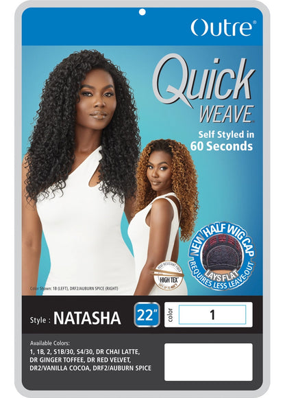 OUTRE Synthetic Quick Weave Half Wig - Natasha