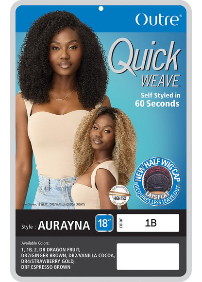 OUTRE Synthetic Quick Weave Half Wig - AURAYNA
