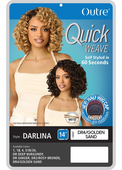 OUTRE Synthetic Quick Weave Half Wig - Darlina