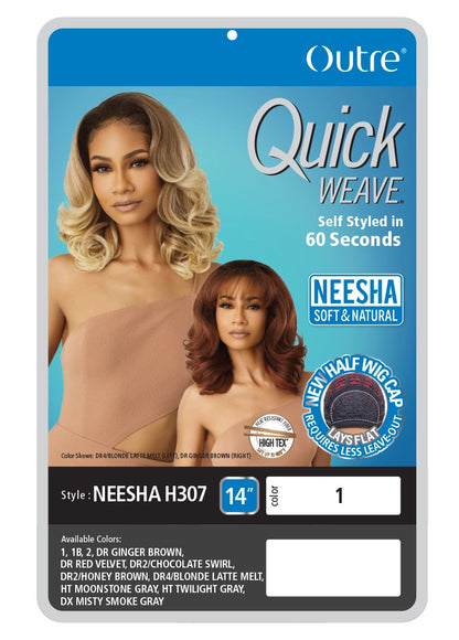 OUTRE Synthetic Quick Weave Half Wig - NEESHA H307