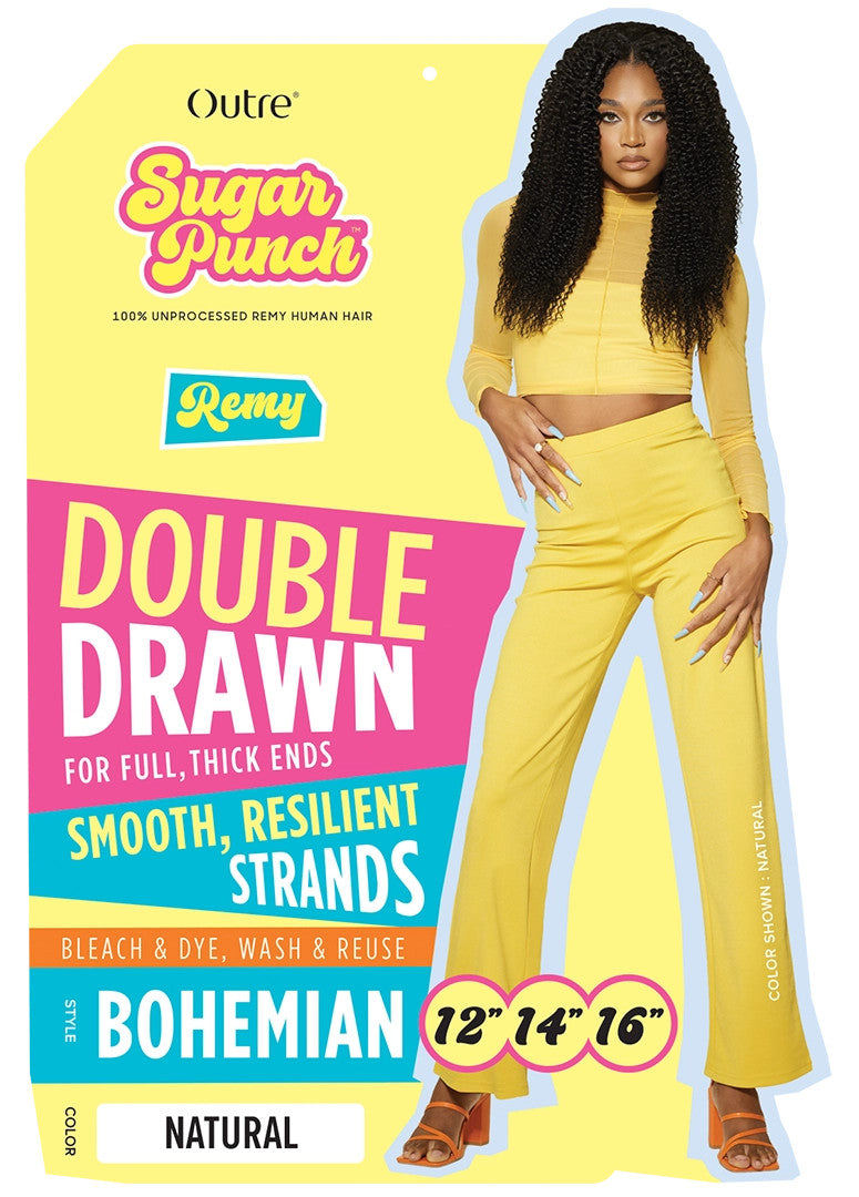Outre 100% Unprocessed Remy Human Hair Weave - Sugar Punch Multi Pack (Bohemian Wave)