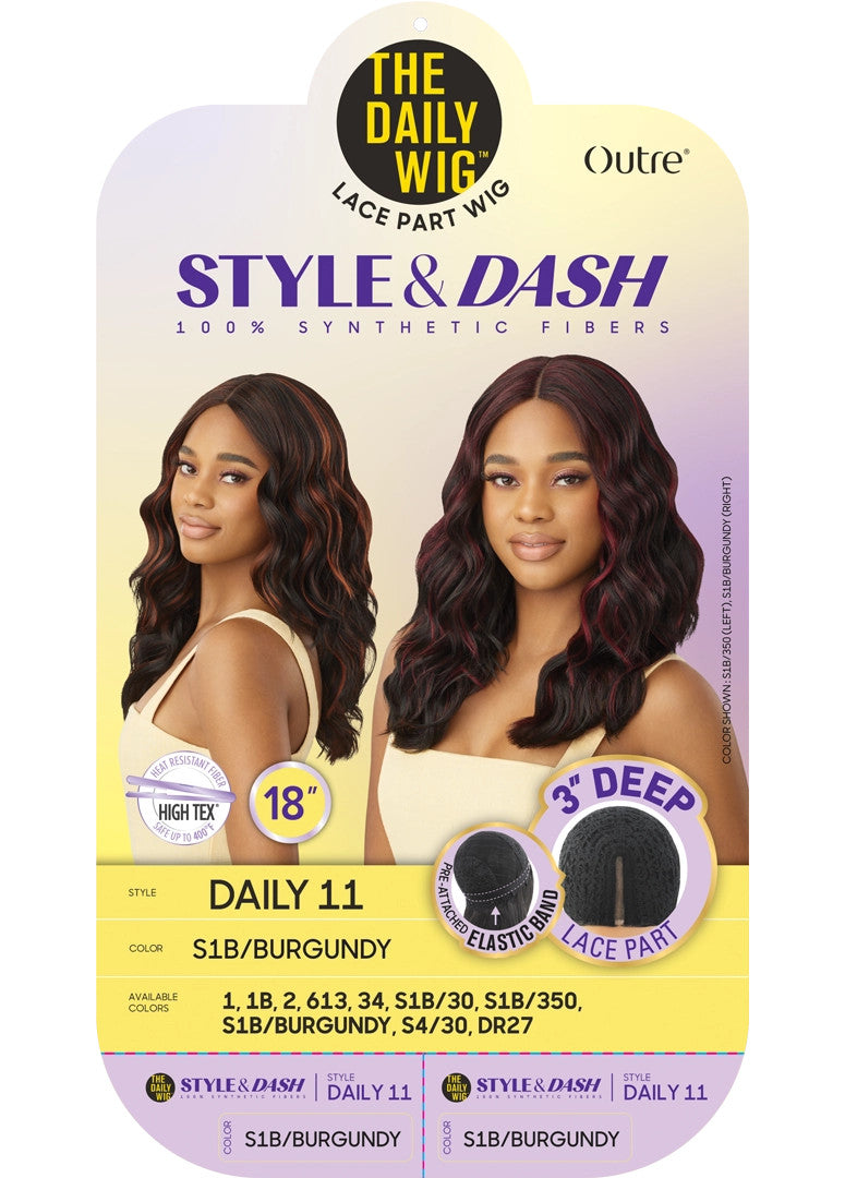 OUTRE The Daily Wig STYLE & DASH Synthetic Lace Part Wig - Daily 11
