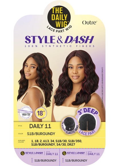 OUTRE The Daily Wig STYLE & DASH Synthetic Lace Part Wig - Daily 11