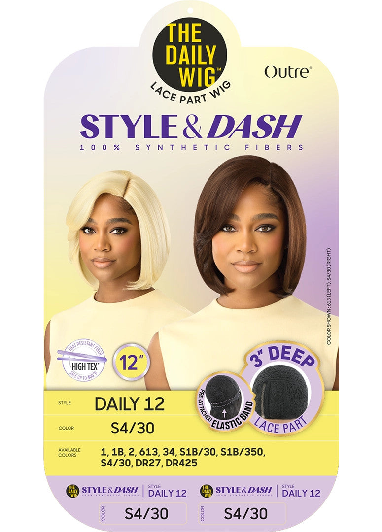 OUTRE The Daily Wig STYLE & DASH Synthetic Lace Part Wig - Daily 12