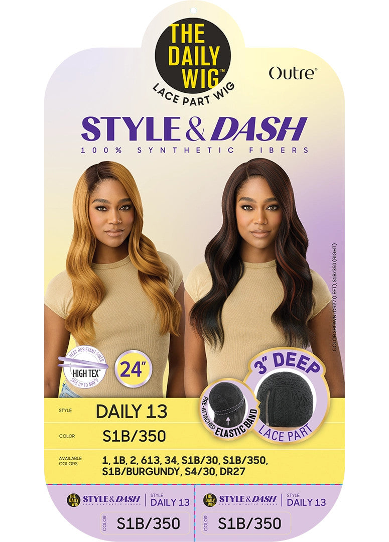 OUTRE The Daily Wig STYLE & DASH Synthetic Lace Part Wig - Daily 13