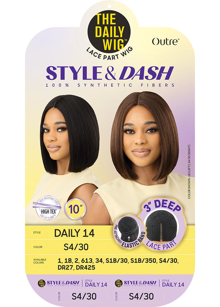 OUTRE The Daily Wig STYLE & DASH Synthetic Lace Part Wig - Daily 14