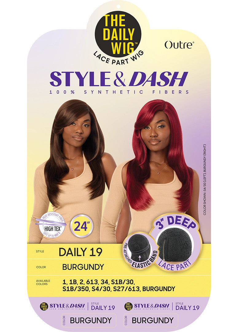 OUTRE The Daily Wig STYLE & DASH Synthetic Lace Part Wig - Daily 19